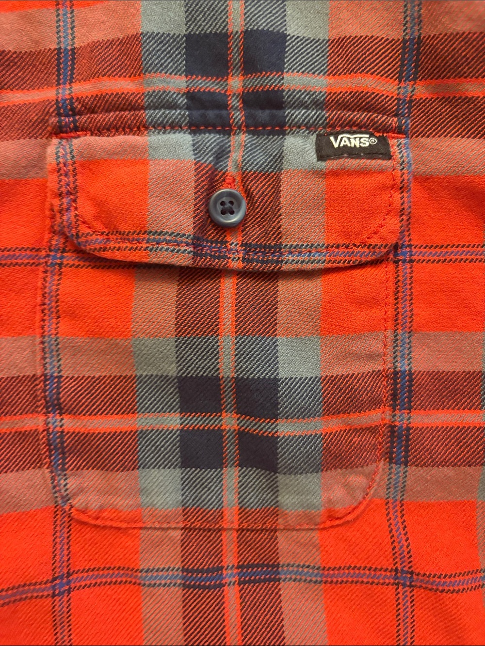 Vans plaid button down - Picture 2 of 4